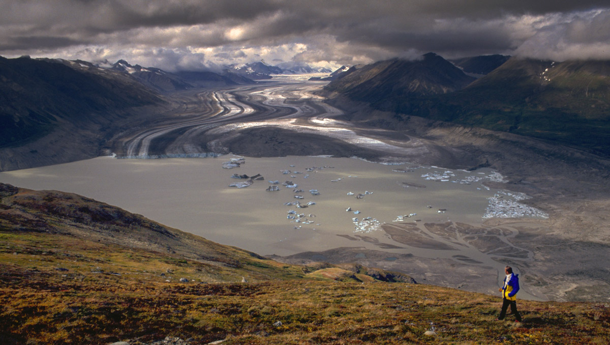 Lowell Glacier en Alsek Lake, Yukon